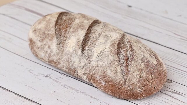 Video of black bread
