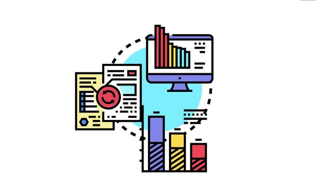 Analyzing market performance data, comparing business results, and evaluating financial statistics using digital tools and physical documents for strategic decision making