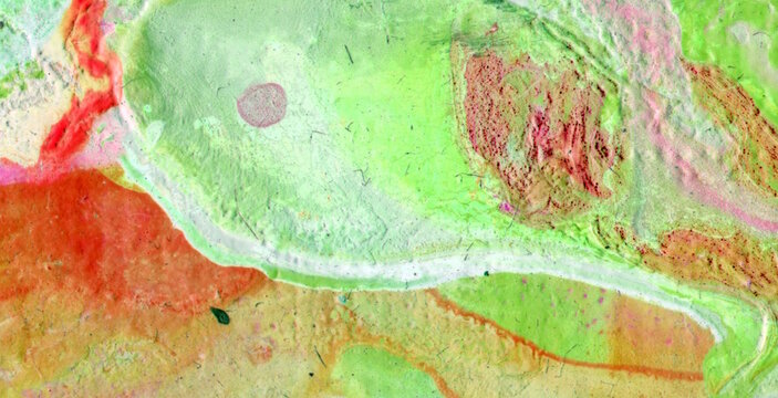 Fluid Artistic Rendering with Grunge Brush Creativity