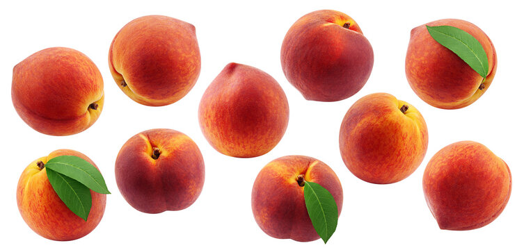 Peach isolated