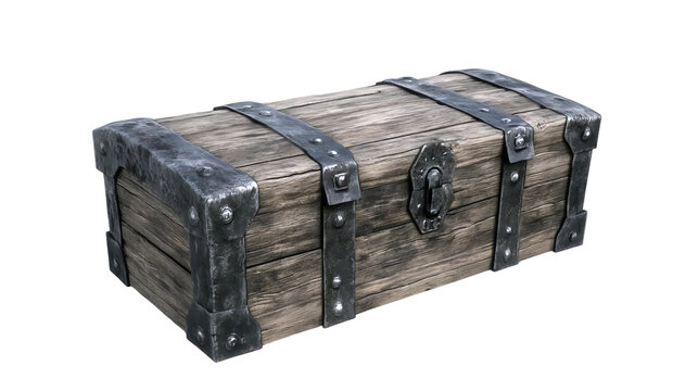 Old Wooden Treasure Chest
