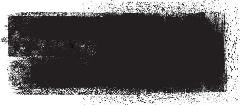 Glitch distorted geometric shape . Noise destroyed background . Trendy defect overlay texture . Glitched collage .Grunge textured . Distressed effect .Vector shapes with stripes screen print texture