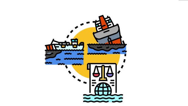 Maritime fishing enforcement and oversight concepts legal frameworks and regulations for sustainable ocean management. Preventing pollution and overfishing