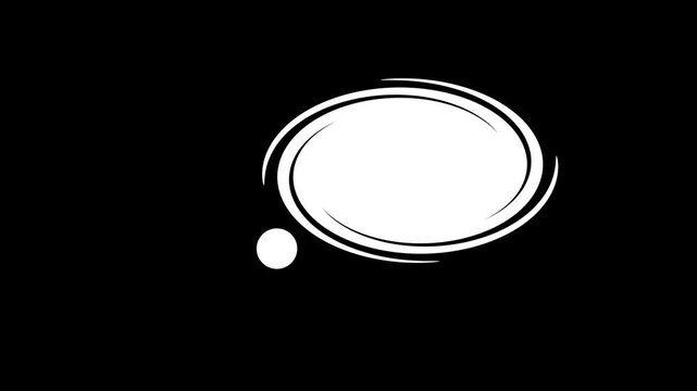 Animated Thought Bubble with Alpha Channel