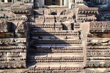 Obraz premium ruined buddhist and hindu khmer temple (banteay samre) in angkor in siem reap in cambodia 