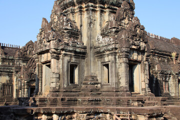 Obraz premium ruined buddhist and hindu khmer temple (banteay samre) in angkor in siem reap in cambodia 