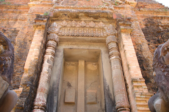 ruined buddhist and hindu khmer temple at sambor prei kuk in the kampong thom province in cambodia 