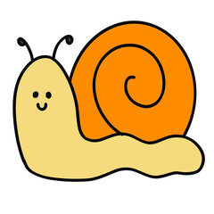 Cute snail cartoon © Tita