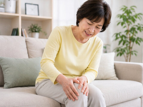 膝関節痛,膝痛,膝の痛み,膝,関節痛,関節,痛み,変形性膝関節症,膝関節症,整形外科,リハビリ,理学療法,高齢者,シニア,中高年,歩行,歩行困難,階段,立ち上がり,運動,スポーツ,怪我,外傷,炎症,腫れ,慢性疼痛,加齢,筋力低下,関節軟骨,半月板,靭帯,診察,病院,クリニック,医師,患者,レントゲン,MRI,治療,運動療法,ストレッチ,筋力トレーニング,サポーター,杖,健康,ヘルスケア,日本人男性