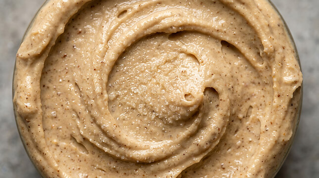 Creamy Nut Butter Swirl Texture Close-up