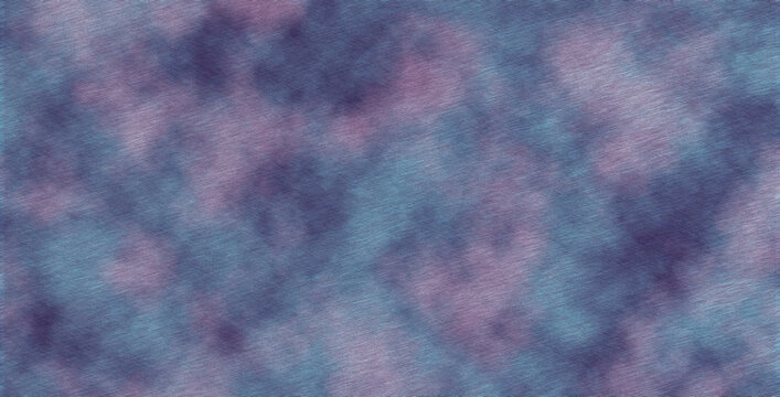 Abstract watercolor texture blends shades of blue and lavender creating a distressed grainy background lavender distressed pattern surface