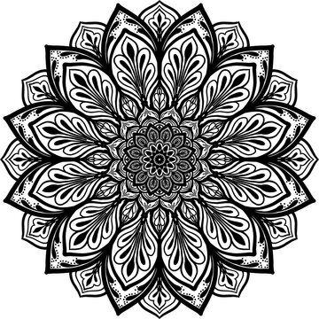 Mandala floral pattern 