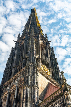 St Lamberti Tower with Anabaptist Cages in Munster