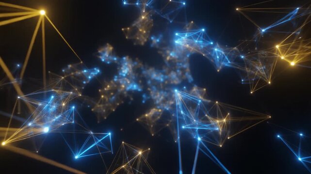 abstract christmas background with stars