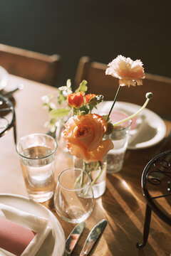 Simple Pink Flower Arrangement