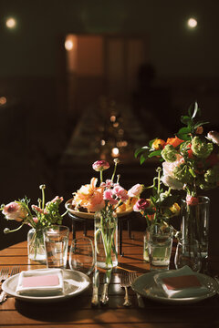 Simple Pink Flower Arrangement