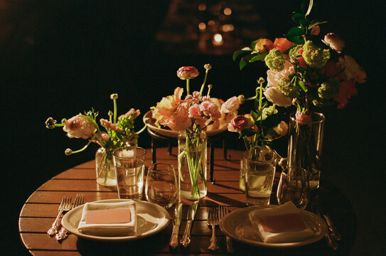 Simple Pink Flower Arrangement