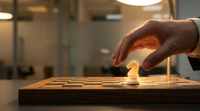 Chess hand generative ai investment risk reward balance strategy