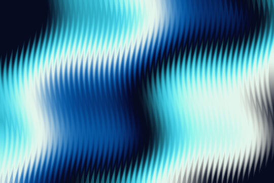 Luminous Crossing Glass Current Waves in Blue Cyan and Teal