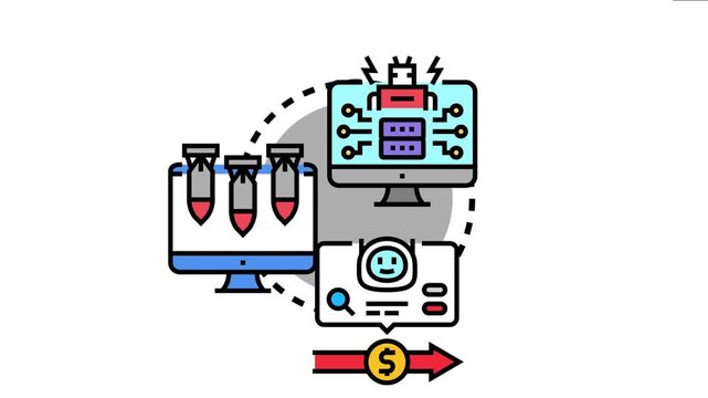 Malicious intermediary attack concept a cyber threat where an automated bot infiltrates a system, deploying destructive malware to steal user data and facilitate financial fraud