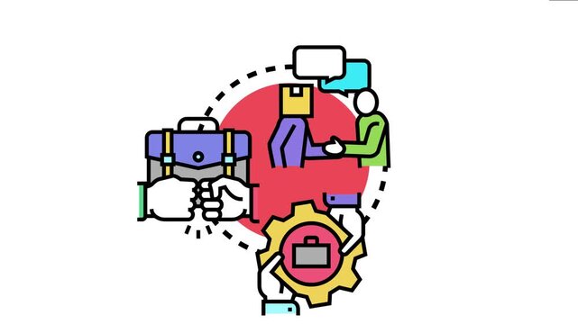 Major partners concept teamwork, successful business agreement, strategic collaboration, networking, and mutual support through negotiation and shared goals