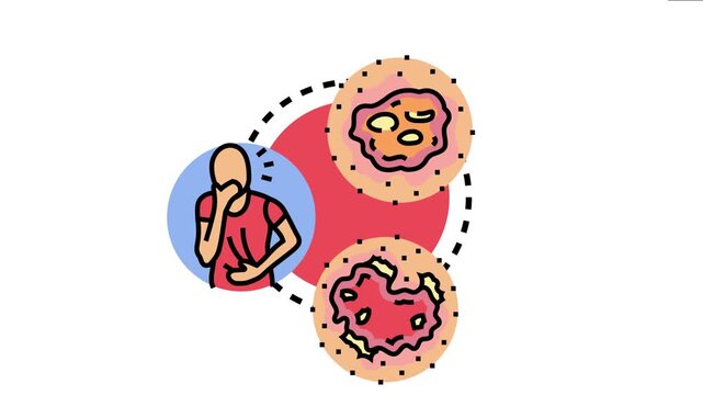 Person experiencing pain and discomfort from severe internal organ damage due to illness, trauma, or medical condition requiring immediate attention and treatment