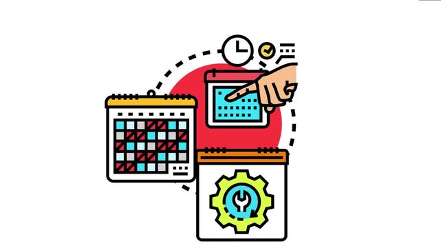 Maintenance calendar platform offering a digital tool for efficiently scheduling, tracking, and managing service tasks and regular repairs, ensuring timely operations and system upkeep