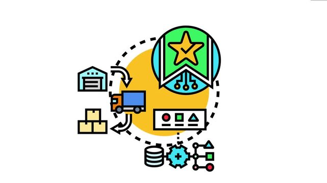 Machine learning algorithms drive enterprise business automation, optimizing logistics, data analysis, and decision making processes to enhance efficiency and innovation within organizations