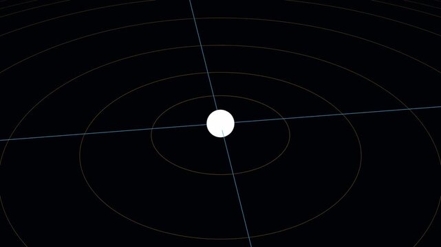 Gravitational Wave Detection Interferometer Simulation Showing Smooth Spacetime Ripple Distortion in 4K Ultra HD Astrophysics Concept