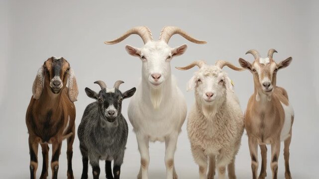 Group of goats standing together