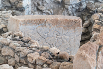 Gobekli Tepe Neolithic archaeological site in Sanliurfa, Turkiye © EvrenKalinbacak