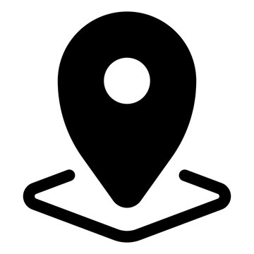Location icon for map, navigation and destination