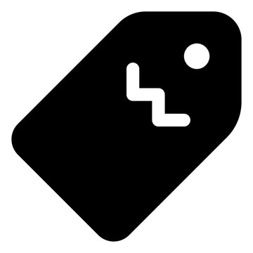 Label icon for product, packaging and identification