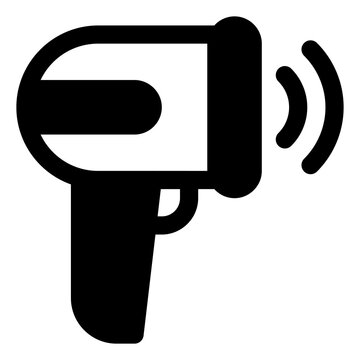 Scanner icon for barcode, inventory and tracking