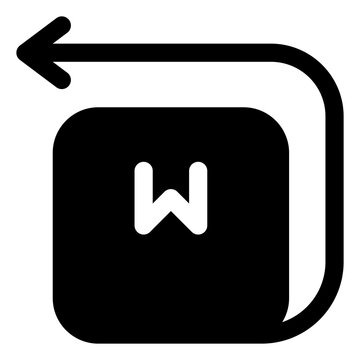 Return icon for refund, exchange and customer service