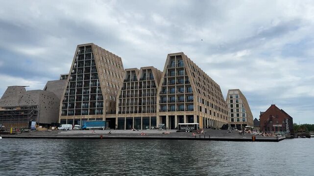 Modern waterfront architecture at Paper Island (Papiroen), Copenhagen
