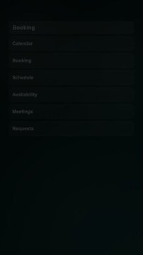 Booking Request Inbox SaaS UI Animation