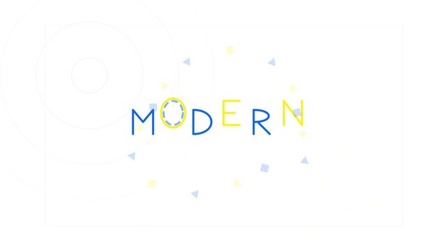 Modern Animated Text Background