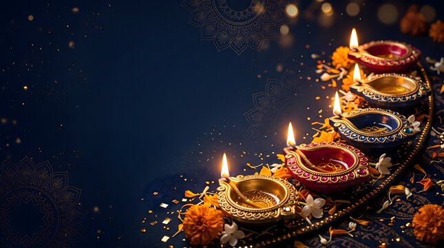 Diwali the festival of lights a joyous celebration of good triumphing over evil illuminating homes and hearts with warmth and prosperity