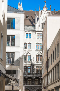 
Munich, Germany.  Street view from Platzi area
