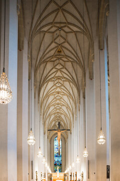 
Munich,  2026: Interior of Frauenkirche cathedral, symbol of Bavarian capital 


