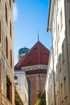 
Munich,  2026: Altar of the Frauenkirche cathedral, symbol of Bavarian capital 


