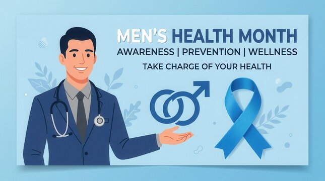 Men's Health Month Awareness Prevention Wellness Take Charge Of Your Health