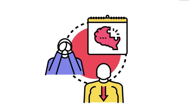 Mental health crisis concept individuals experiencing emotional distress and anxiety. A brain puzzle missing a piece