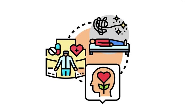 Person receiving professional therapy and medication for mental health, achieving self awareness and improved emotional regulation, fostering personal growth