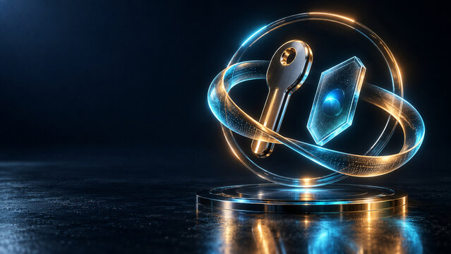 Quantum secure identity and digital key protection concept