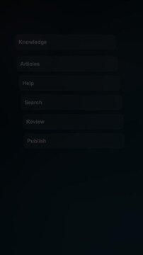 Support Documentation Hub SaaS UI Animation