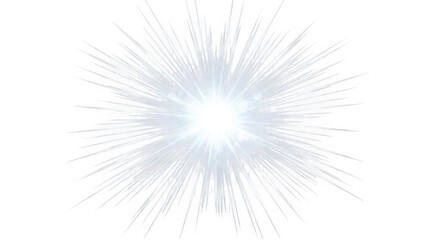 Obraz premium Bright glowing light burst with rays and star sparkle effect