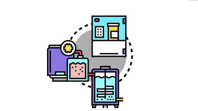 Medicine factory process the stages of production involving chemical mixing, component dispensing, and packaging for new pharmaceutical drug product development
