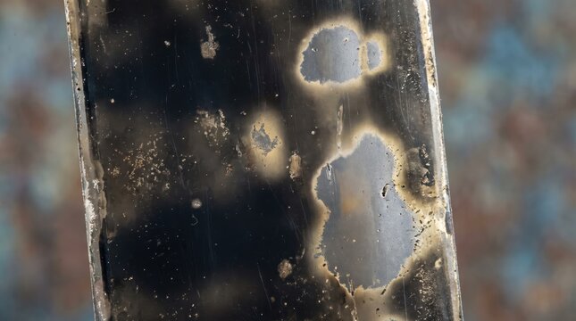Abstract distressed antique mirror texture background